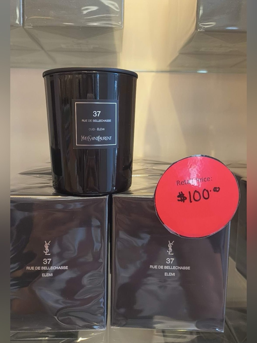 Yves Saint Laurent Black and Red Luxe Scented Candle